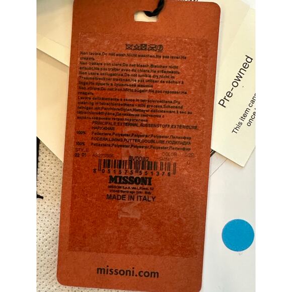 ☃️HP! NWT Classic black and white Missoni hat - Picture 6 of 13